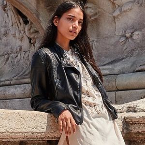 free people leather motto jacket